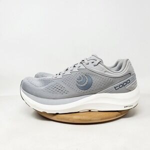 Topo Phantom 3 Running Shoes Mens 8.5 Grey 5mm Drop Wide Toe Box Comfort Sneaker